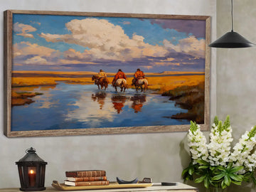Why River-Side Native Art Calms the Room and the Mind