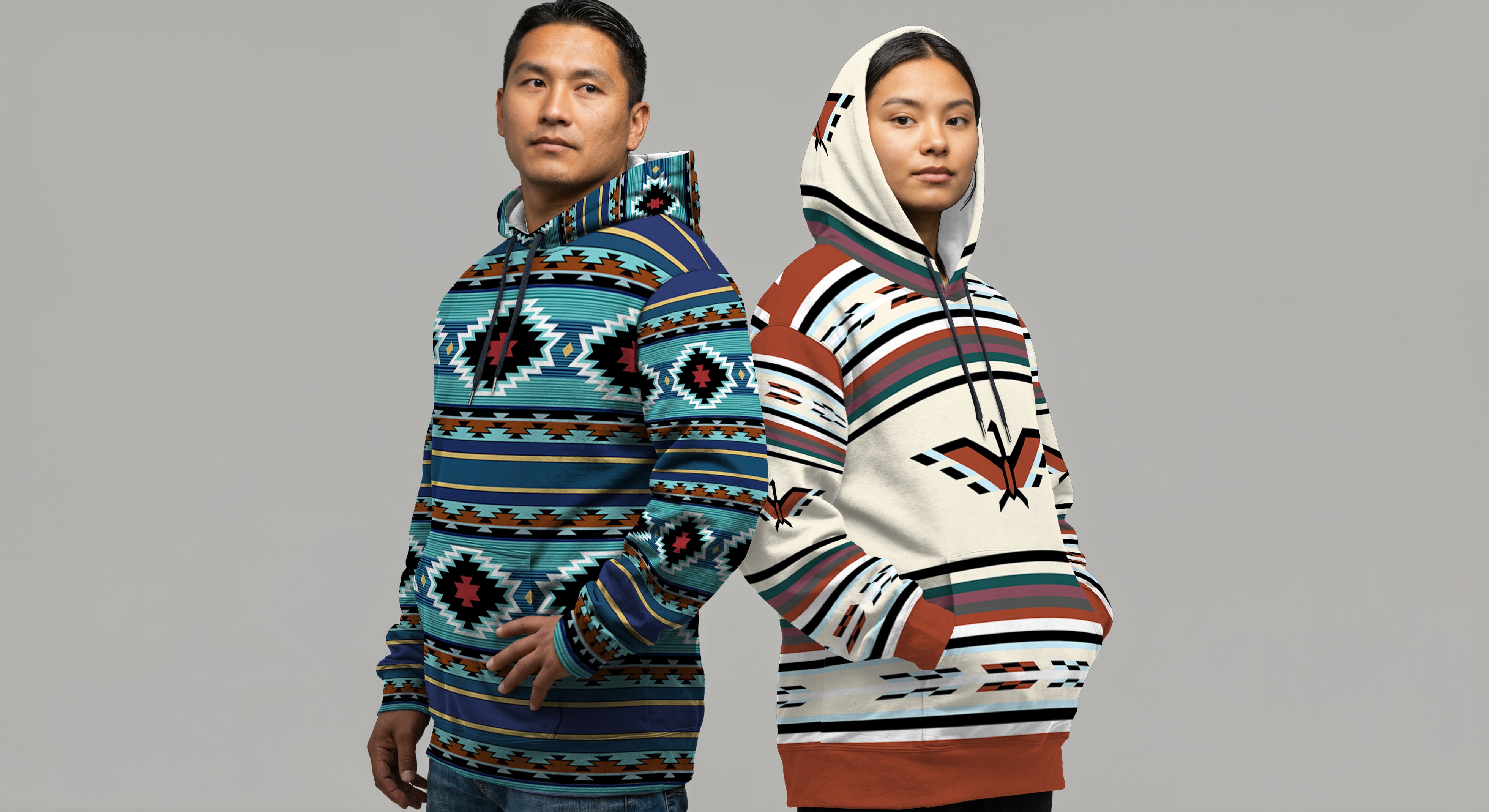 Native American Zip-Up Hoodies & Wearable Blankets | RezSpirit
