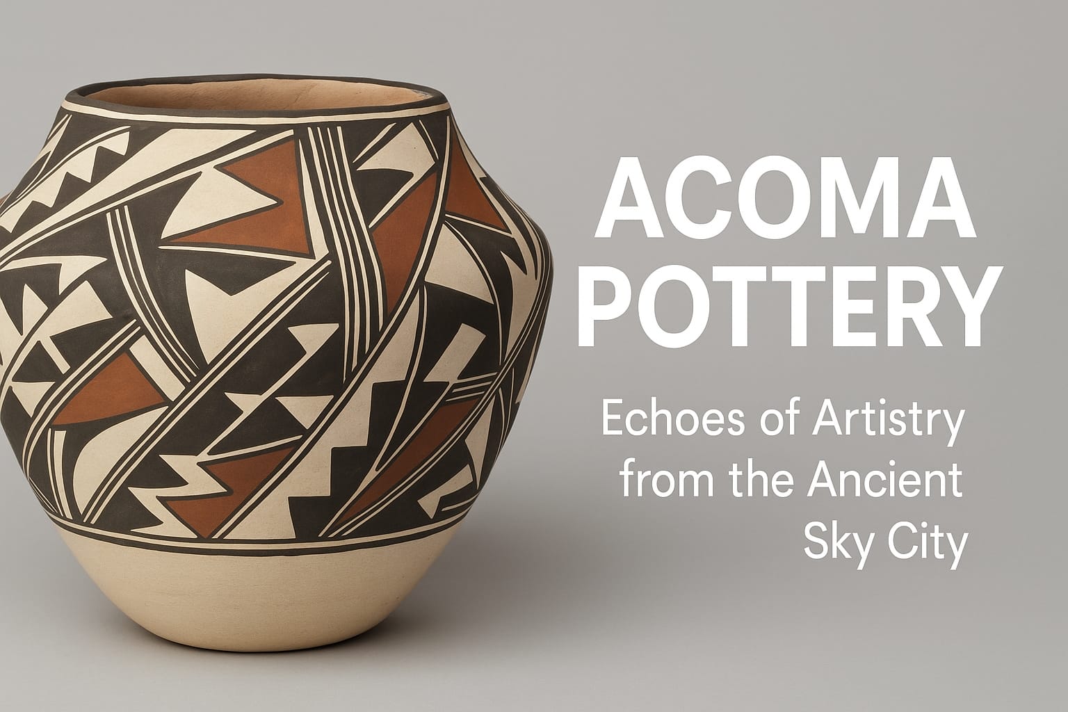 Acoma Pottery - Echoes of Artistry from the Ancient Sky City
