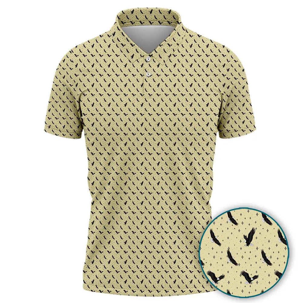 Spiritual Totem Bird Shirt - Native American Flying Eagle Pattern T-Shirt