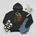 Black hoodie adorned with dreamcatcher and ‘Listen to Your Heart’ text.