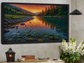 STYLE:Black Framed Canvas