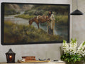STYLE:Black Framed Canvas
