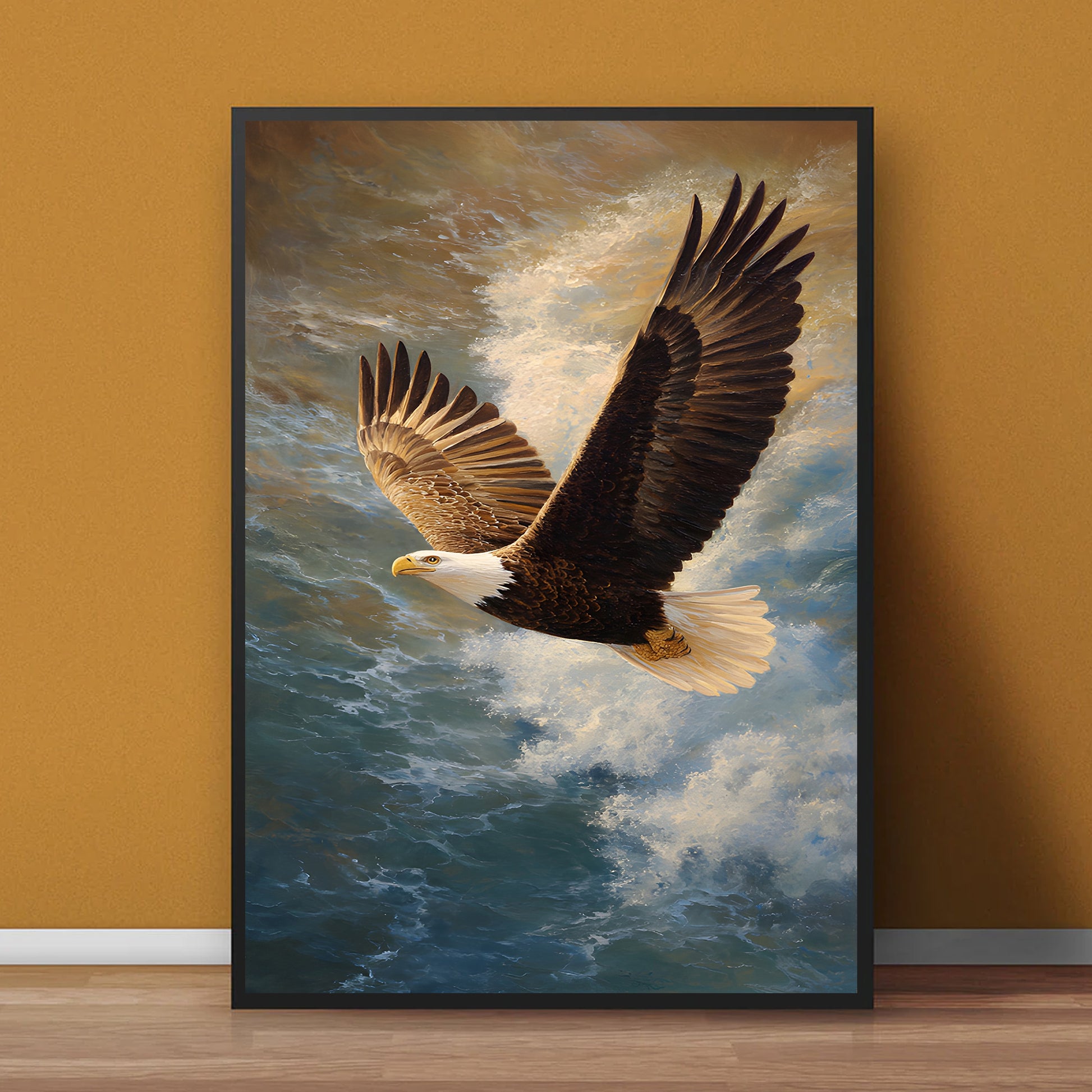 STYLE:Black Framed Canvas