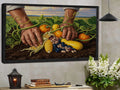 STYLE:Black Framed Canvas