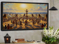 STYLE:Black Framed Canvas