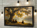 STYLE:Black Framed Canvas