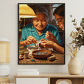 STYLE:Black Framed Canvas