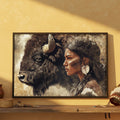 STYLE:Black Framed Canvas
