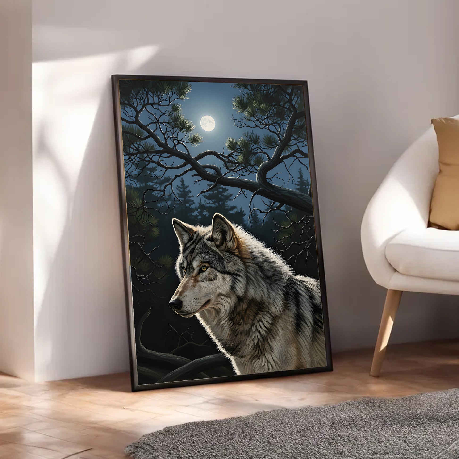 STYLE:Black Framed Canvas