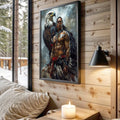 STYLE:Black Framed Canvas