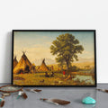STYLE:Black Framed Canvas