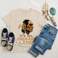 Beige t-shirt with 