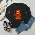 Black Native America long sleeve shirt with Every Child Matters design inspired by Indigenous culture