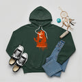 Green hoodie with Native American child silhouette and Every Child Matters quote
