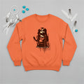 Orange Native America sweatshirt showcasing Indigenous girl design and Every Child Matters quote