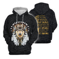 Hoodie featuring a wolf design and 