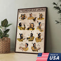 Poster representing the legacy of Native American sign language as a tool of cultural preservation.
