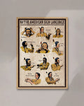  Poster featuring the Native American sign, representing strength, movement, and freedom.
