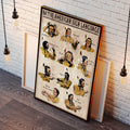 Poster depicting the tribal spirit through Native American sign language symbols.