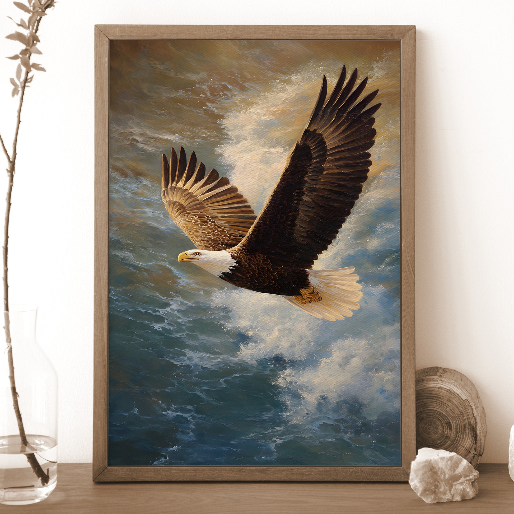 STYLE:Black Framed Canvas