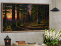 STYLE:Black Framed Canvas