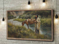 STYLE:Black Framed Canvas