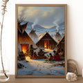 STYLE:Black Framed Canvas