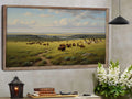 STYLE:Black Framed Canvas