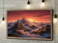 STYLE:Black Framed Canvas