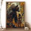 STYLE:Black Framed Canvas