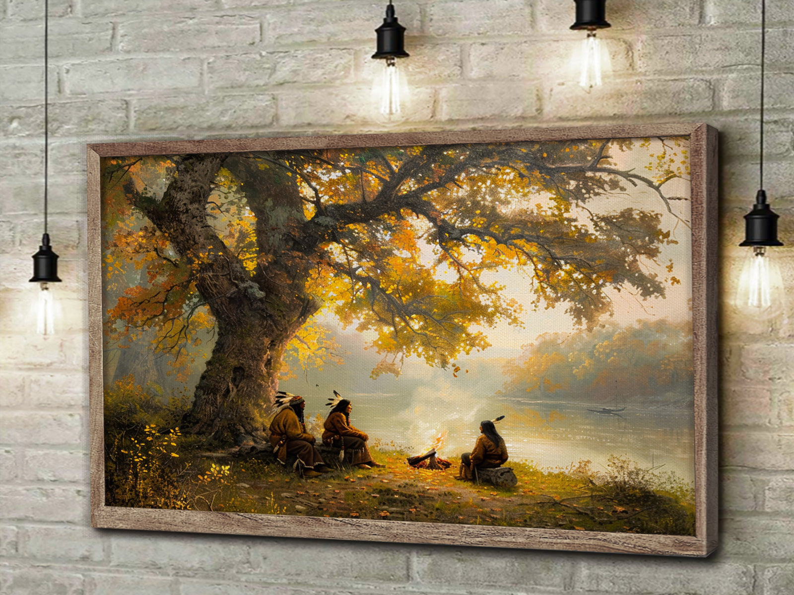STYLE:Black Framed Canvas