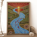 STYLE:Black Framed Canvas