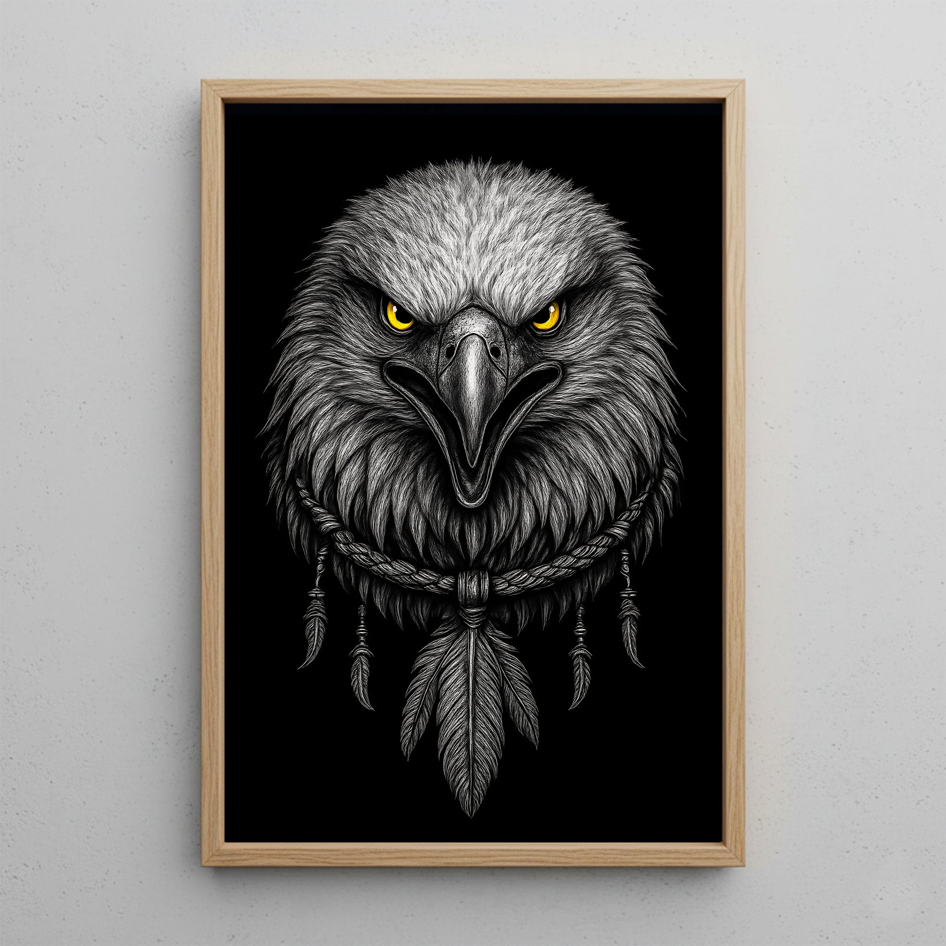 STYLE:Black Framed Canvas