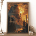 STYLE:Black Framed Canvas
