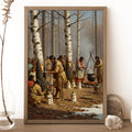 STYLE:Black Framed Canvas