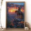 STYLE:Black Framed Canvas