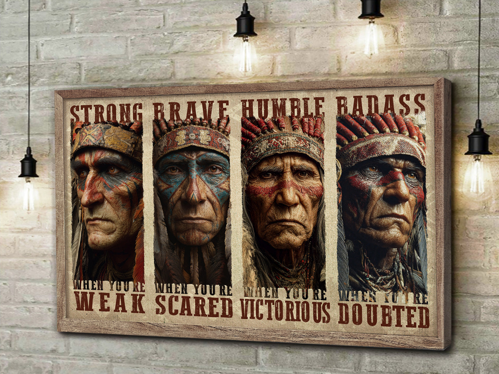 STYLE:Black Framed Canvas