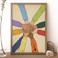 STYLE:Black Framed Canvas