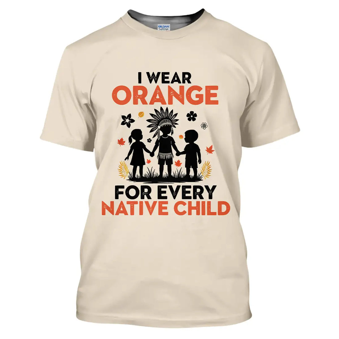 Awareness "I Wear Orange For Every Native Child" T-shirt , Native America Tee