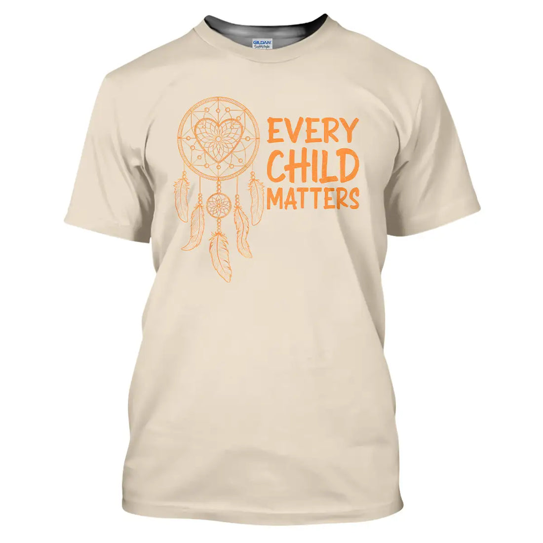Native America "Every Child Matters" T-shirt , Dreamcatcher Design , Awareness Tee