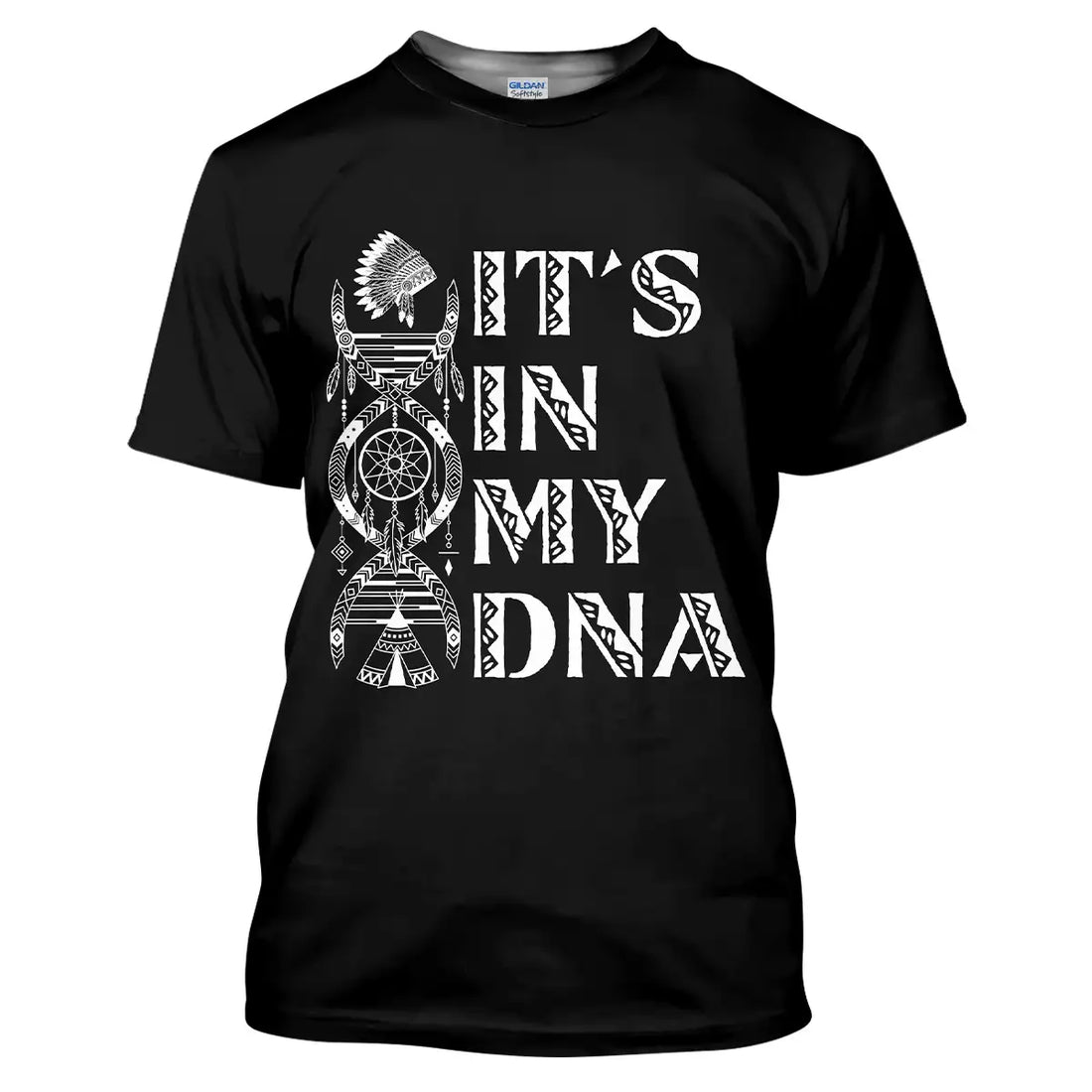 " It’s In My DNA" Native American Tee, Dreamcatcher Tribal Spirit T-Shirt