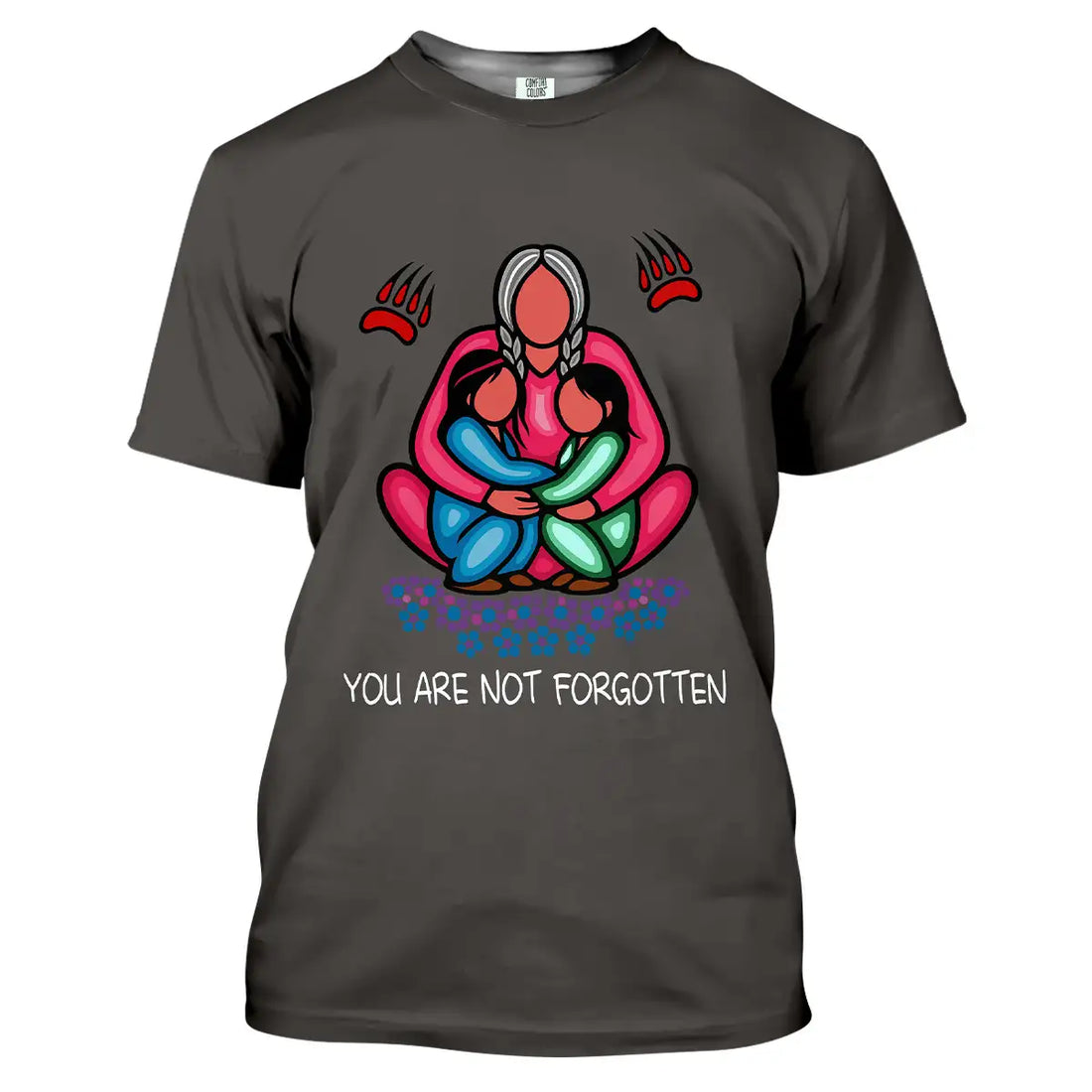 Native American “You Are Not Forgotten” Unisex T-Shirt, Family Embrace Art Comfort Tee