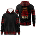 Pullover version of hoodie with front pouch pocket and powerful Native pride message on back