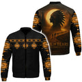 A stylish bomber jacket designed to honor indigenous heritage with its 