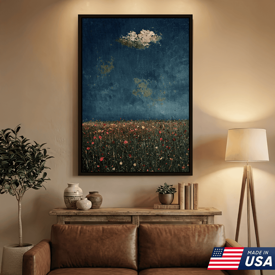 A Single Cloud, an Endless Field – Quiet Blue Horizon