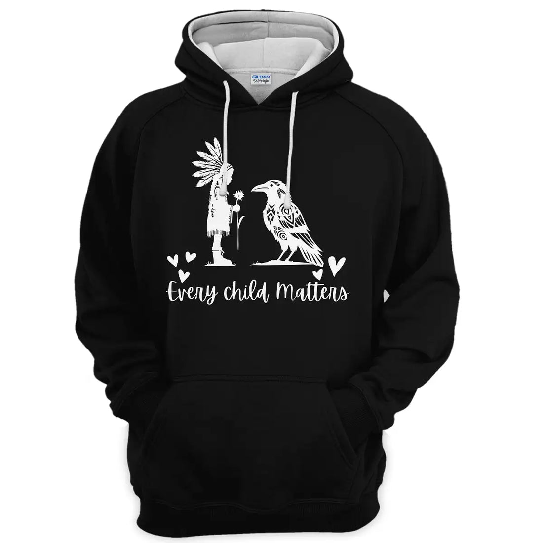 "Every Child Matters" Hoodie, Native American designed Jacket