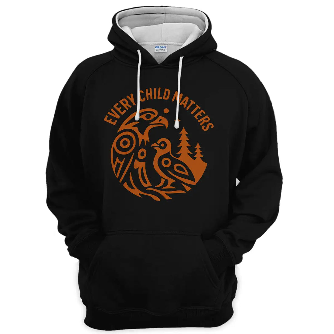 "Every Child Matters" Hoodie , Cultural Heritage Clothing , Tribal Symbol Design