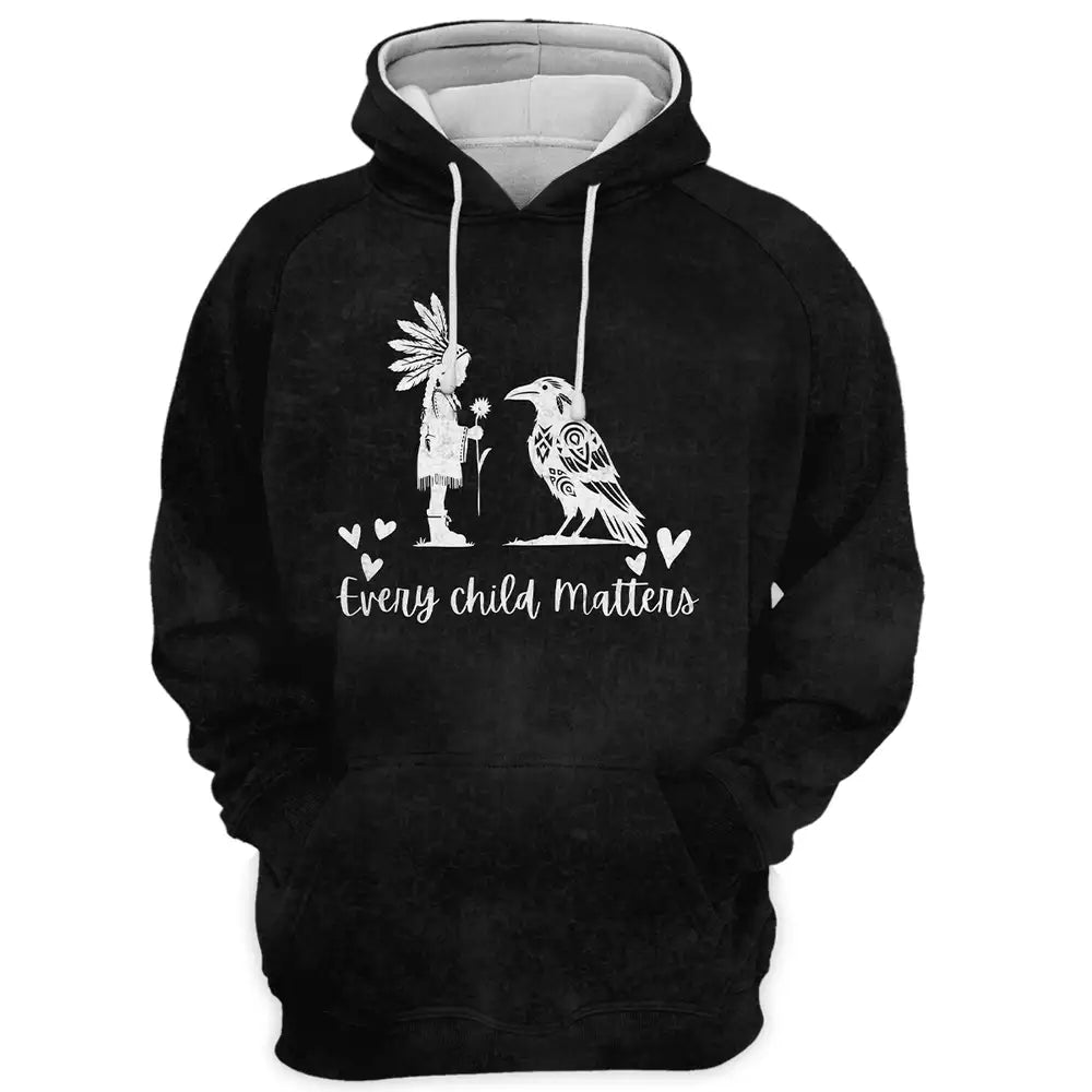 "Every Child Matters" Hoodie, Native American Inspired Jacket