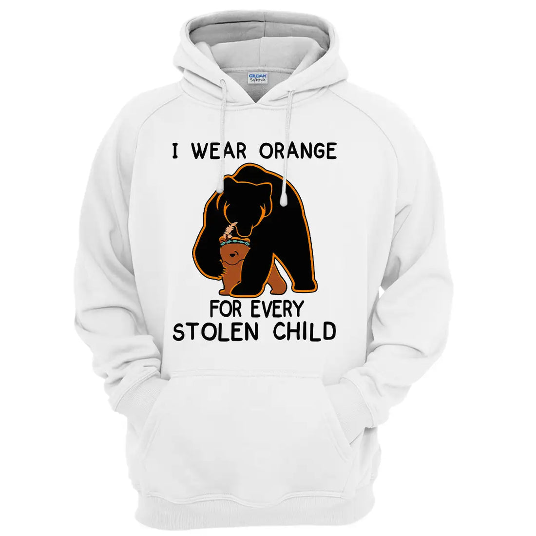 “I Wear Orange For Every Stolen Child” Sweatshirt, Bear and Cub Crewneck Hoodie, Awareness